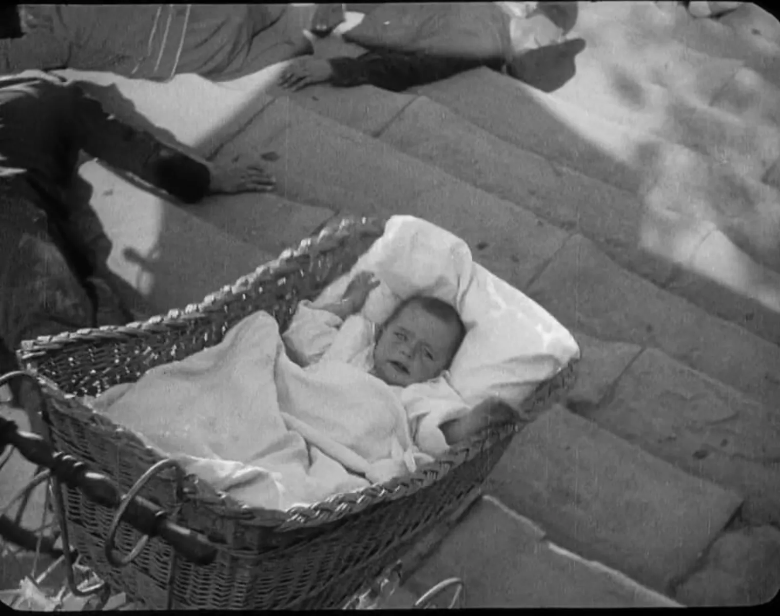 The pram on the Odessa Steps in Battleship Potemkin.